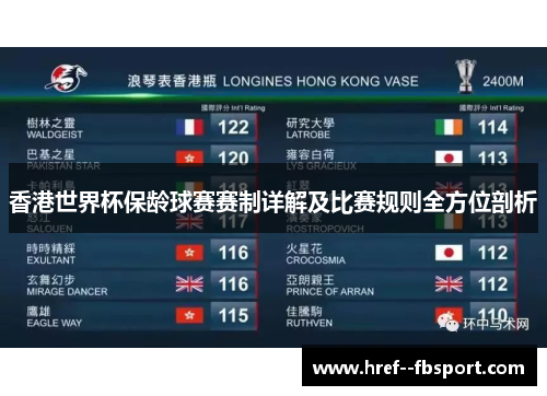 香港世界杯保龄球赛赛制详解及比赛规则全方位剖析 香港世界杯保龄球赛赛制详解及比赛规则全方位剖析